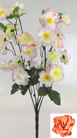 Искусственные цветы Букет Мальвы, 36 цветков, 540 мм